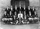 1942 Senior Rugby Team The coach Cyril Medworth in middle centre row