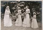 Old Fort Gardens; Durban -- With the bridesmaids (Mum made all the dresses)