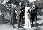 Mum; Grenville George Cox & Francina Johanna  Engelbrecht ; Dad -- Wedding -- photo 410 Farenden Street, Pretoria