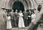 Verna May Woodhead and Leonard Brokenshaw Burrows Wedding; Florida Road; Durban 1951