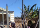 Start of the water tanks shed