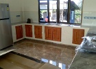 kitchen coming along. Oven is in. Electric Hob is in. Gas Hob is in..